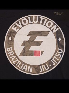 TSLA Compression T Shirt Evolution Brazilian Jiu Jitsu MMA Untagged Size M +/-